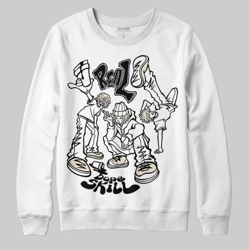 Reverse Metallic 5s superstreetwear Sweatshirt Real Y2K Players Graphic