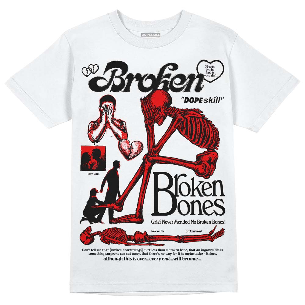 Cherry 12s superstreetwear T-Shirt Broken Bones Graphic
