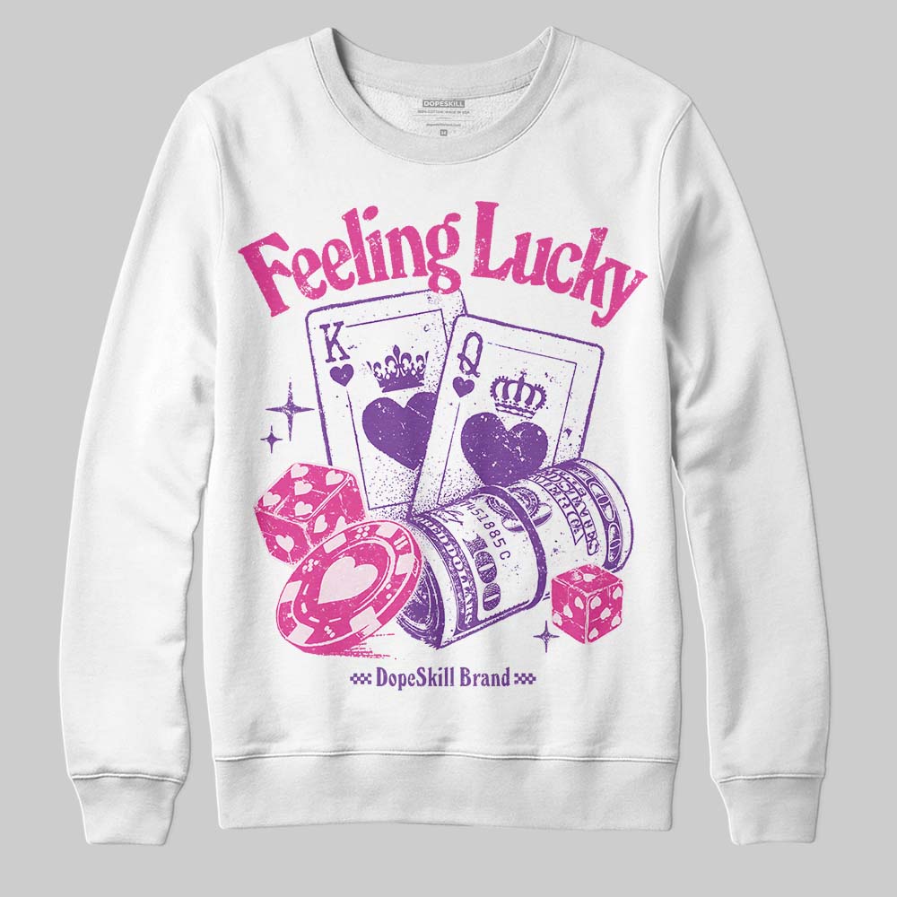 Pink Collection superstreetwear Sweatshirt Feeling Lucky Graphic