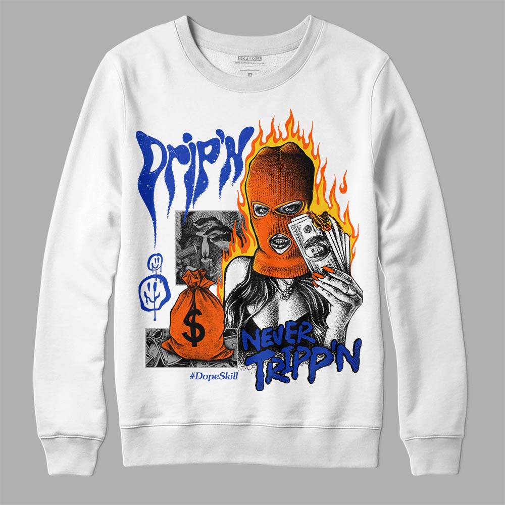 Dunk Futura Orange Blaze superstreetwear Sweatshirt Drip'n Never Tripp'n Graphic