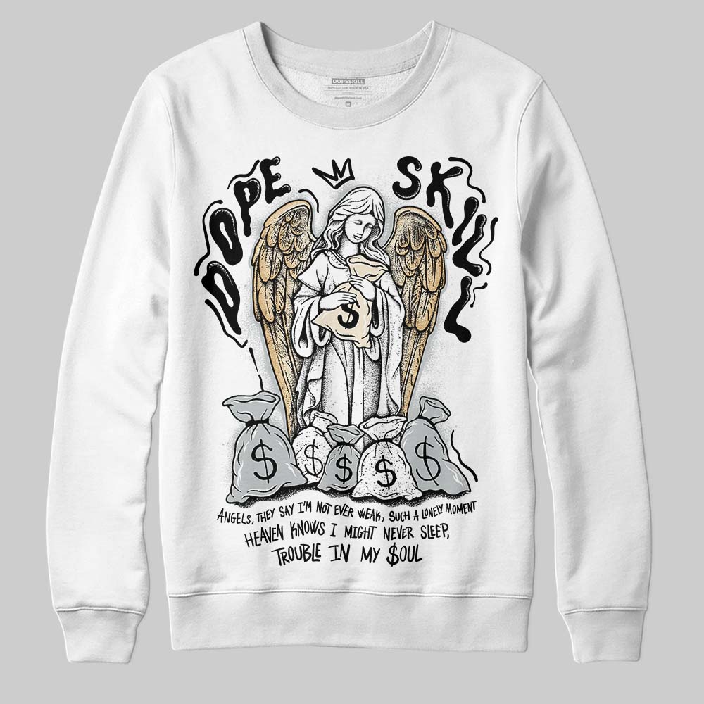Reverse Metallic 5s superstreetwear Sweatshirt Angels Graphic