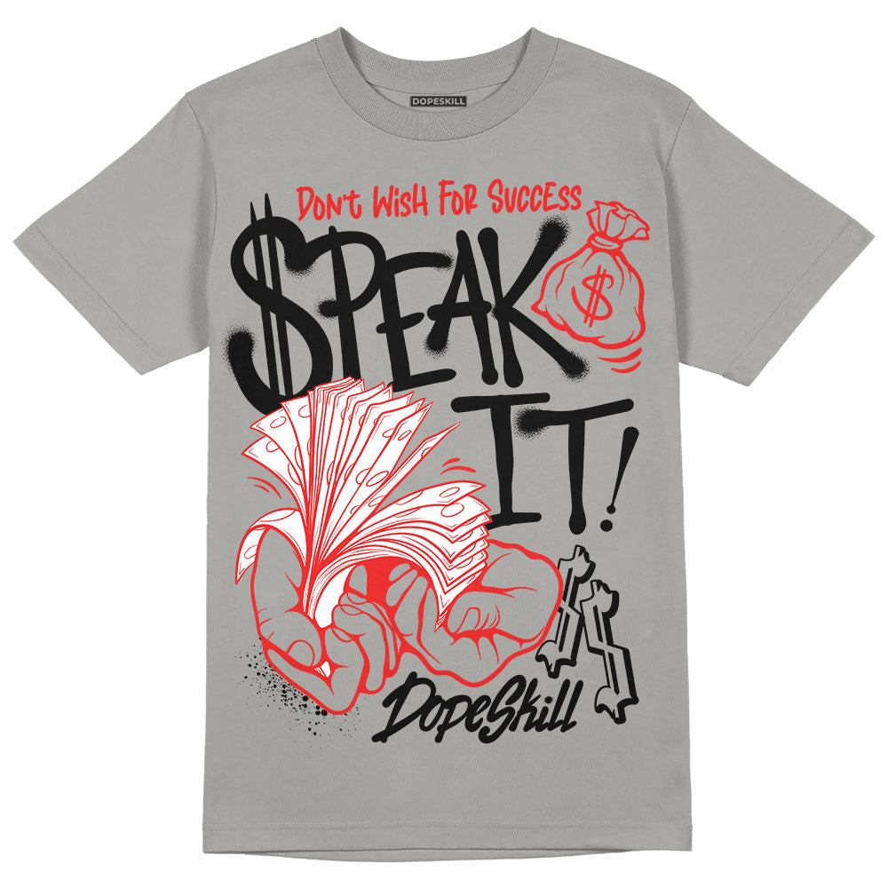 Grey Collection superstreetwear Grey T-shirt Speak It Graphic
