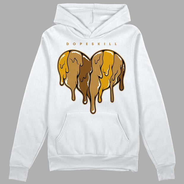 Wheat 13s DopeSkill Hoodie Sweatshirt Slime Drip Heart Graphic