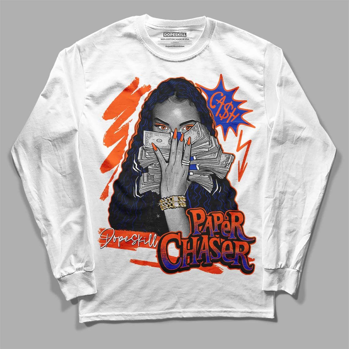 Dunk Low Futura Orange Blaze superstreetwear Long Sleeve T-Shirt NPC Graphic