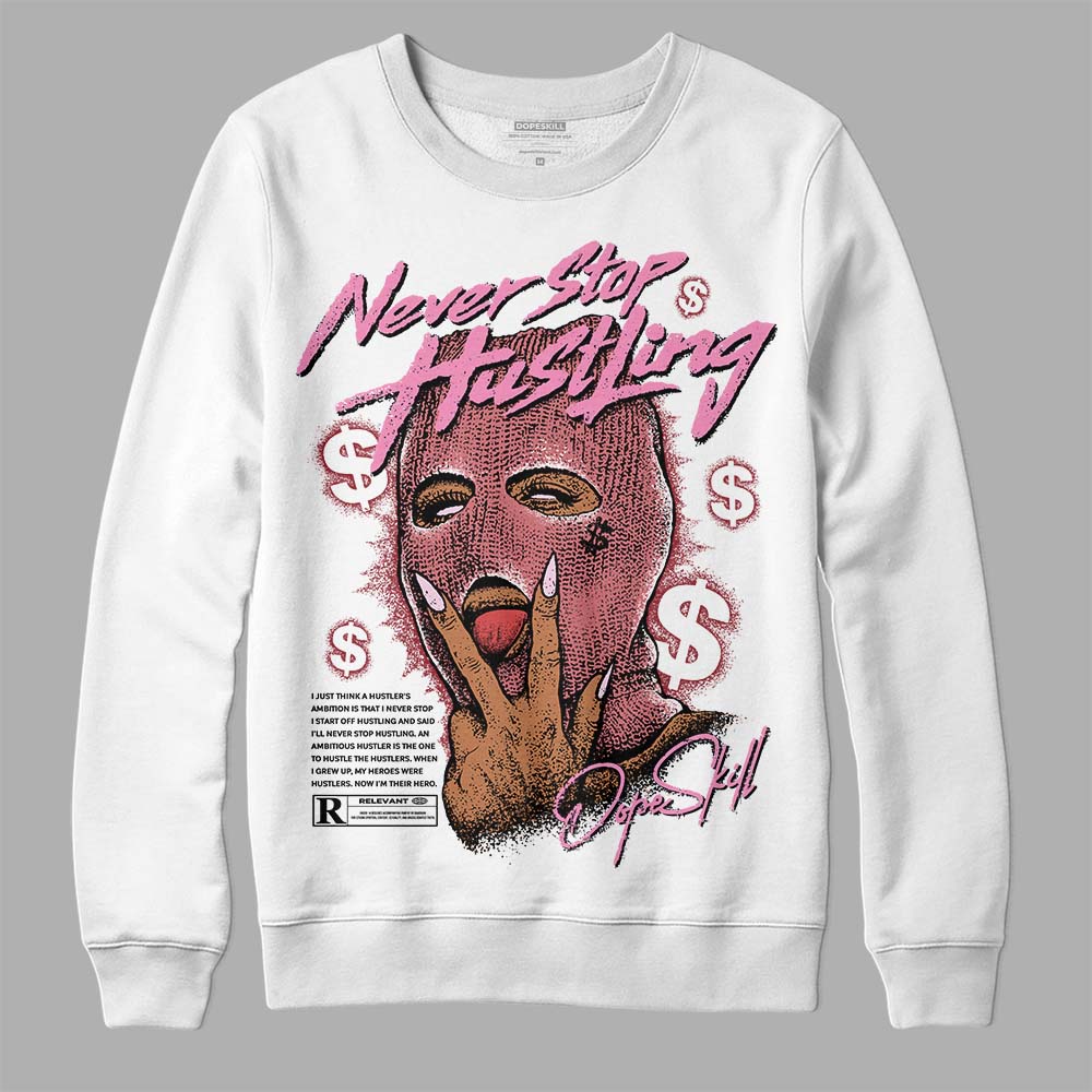 Valentine's Day Collection superstreetwear Sweatshirt Never Stop Hustling Graphic