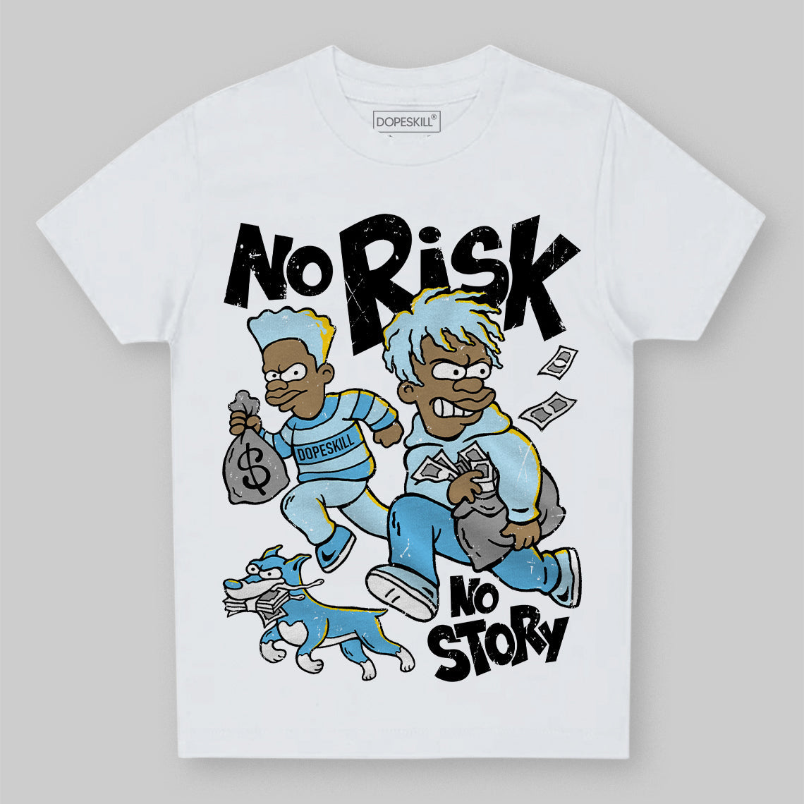 Legend Blue 11s superstreetwear Toddler Kids T-shirt No Risk No Story Graphic