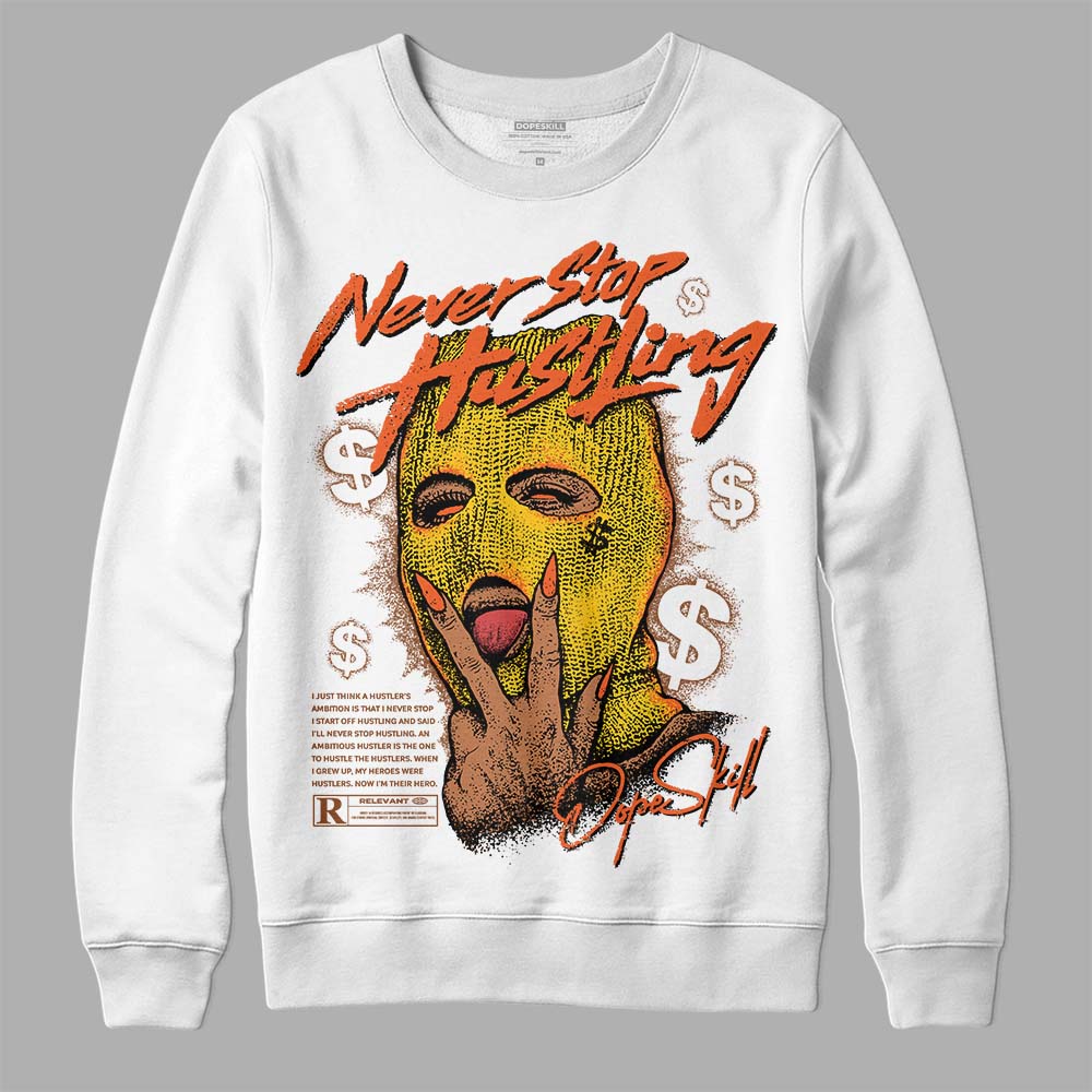 Yellow Collection superstreetwear Sweatshirt Never Stop Hustling Graphic