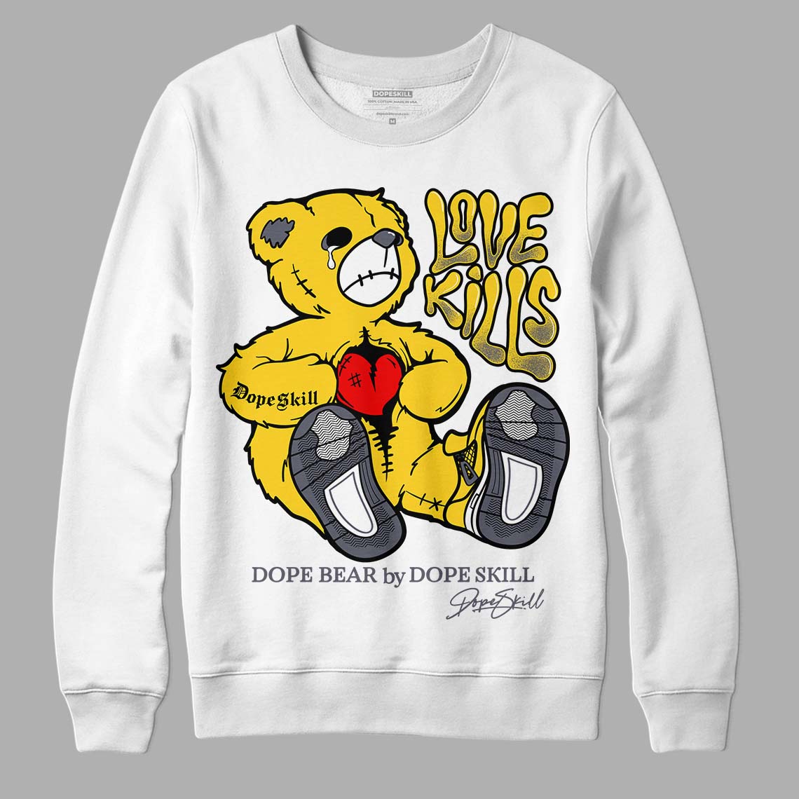 Lightning 4s superstreetwear Sweatshirt Love Kills Graphic