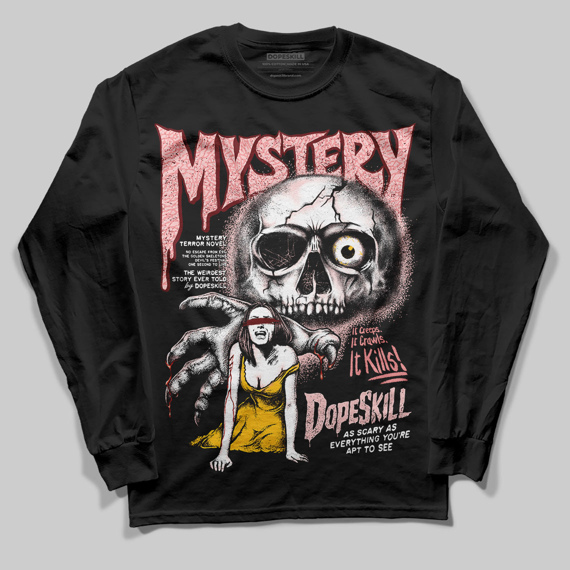 VALENTINE'S Day 3s superstreetwear Long Sleeve T-Shirt Mystery Ghostly Grasp Graphic