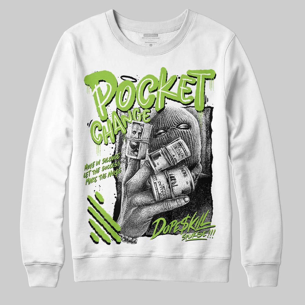 Neon Green Collection superstreetwear Sweatshirt Pocket Change Graphic