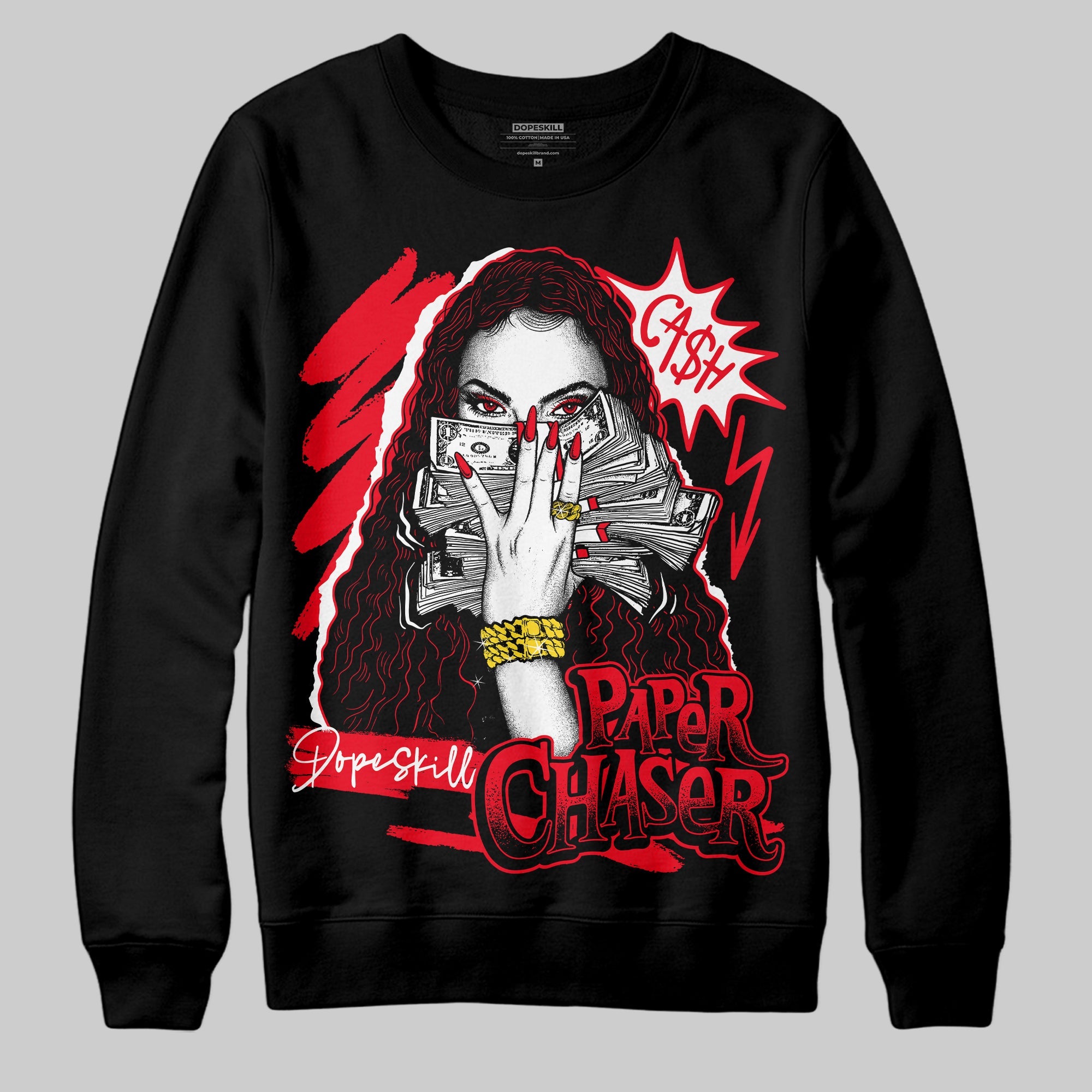 Red Thunder 4s superstreetwear Sweatshirt NPC Graphic