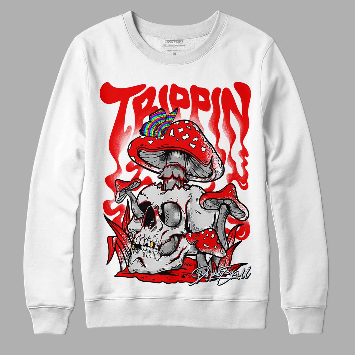 Cherry 11s superstreetwear Sweatshirt Trippin Graphic