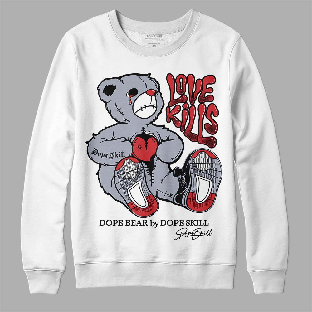 Bred Reimagined 4s superstreetwear Sweatshirt Love Kills Graphic