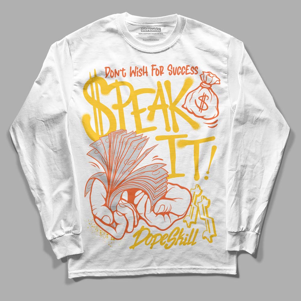 Yellow Collection superstreetwear Long Sleeve T-Shirt Speak It Graphic