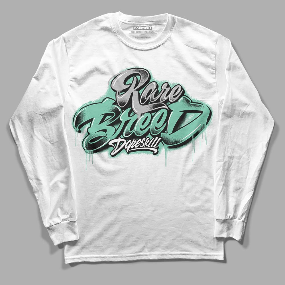 Green Glow 3s superstreetwear Long Sleeve T-Shirt Rare Breed Type Graphic
