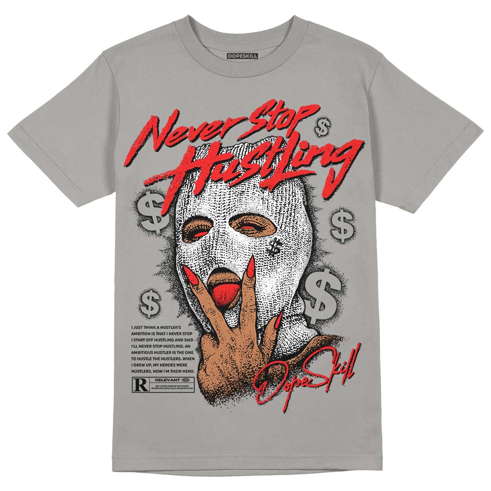 Grey Collection superstreetwear Grey T-shirt Never Stop Hustling Graphic