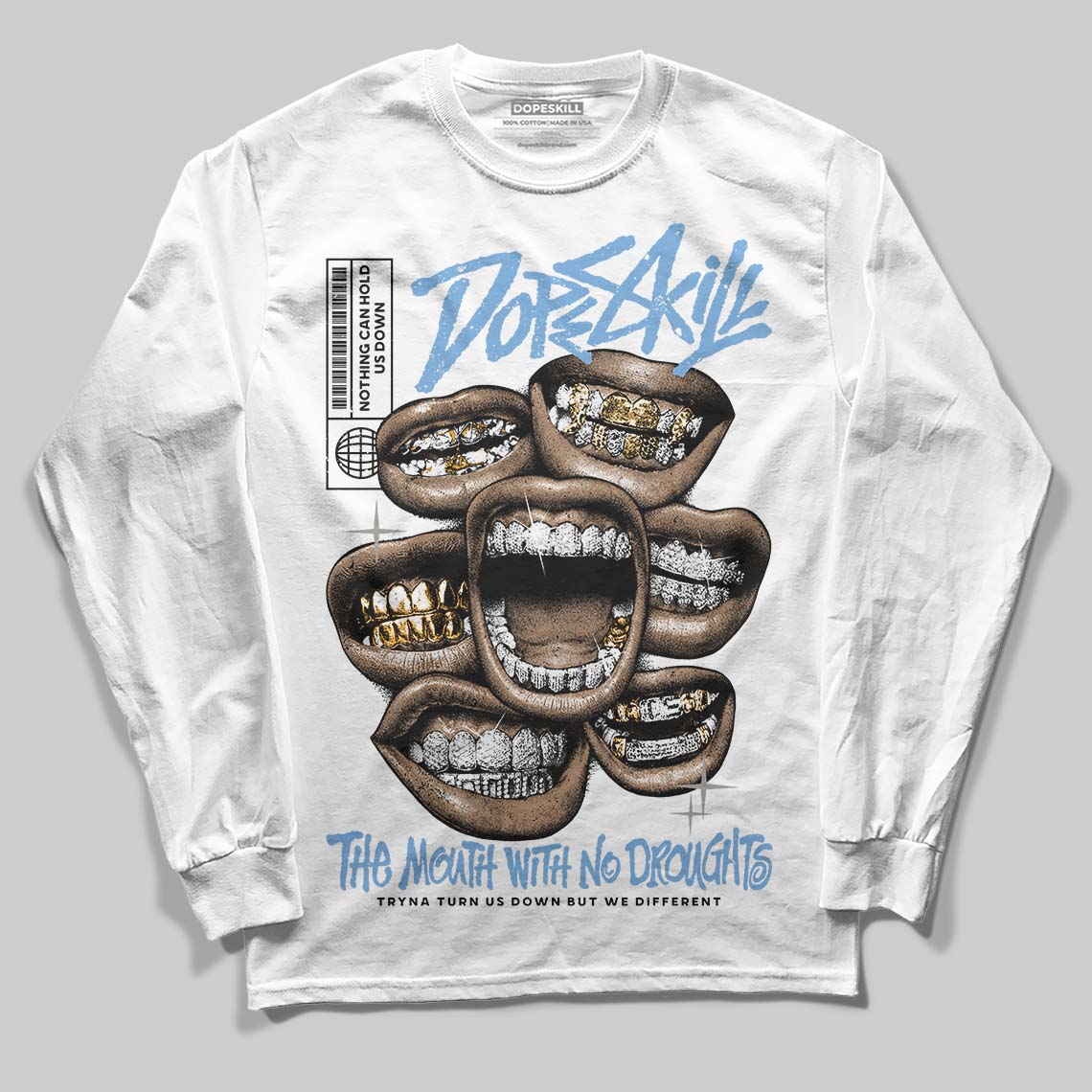 Melo 12s superstreetwear Long Sleeve T-Shirt The Mouth With No Droughts Graphic