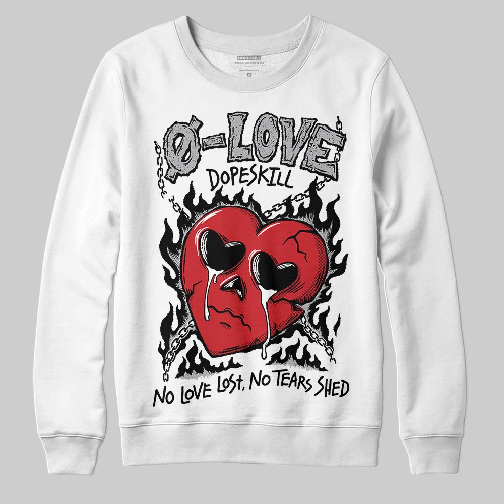 White Cement 4s superstreetwear Sweatshirt Crying Heart Graphic