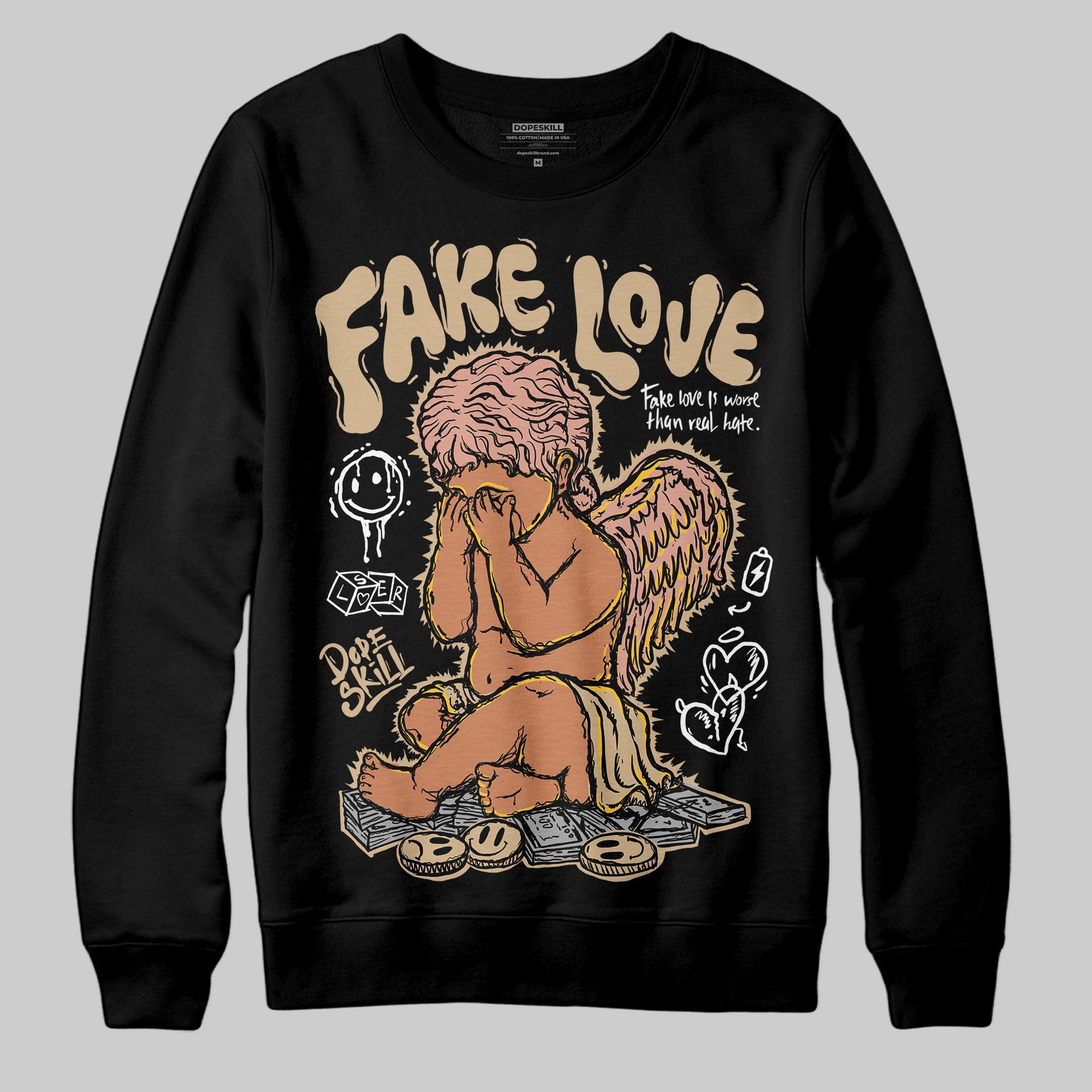 TAN Collection superstreetwear Sweatshirt False Love Graphic