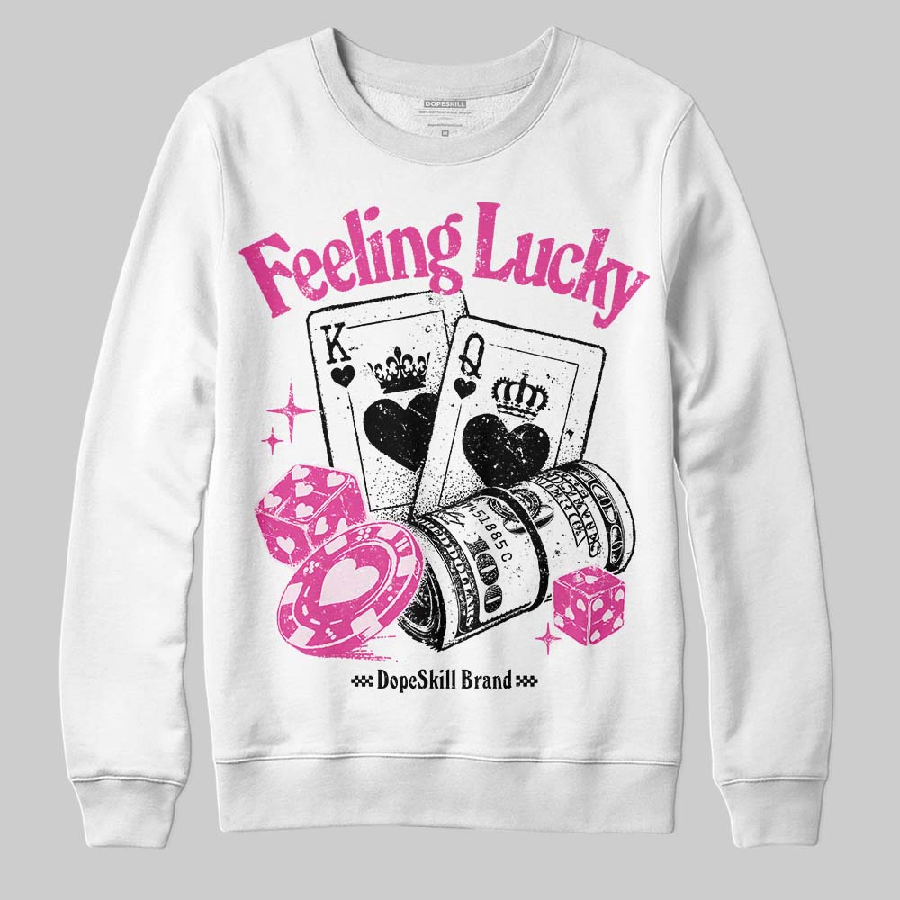 Triple Pink Dunk superstreetwear Sweatshirt Feeling Lucky Graphic