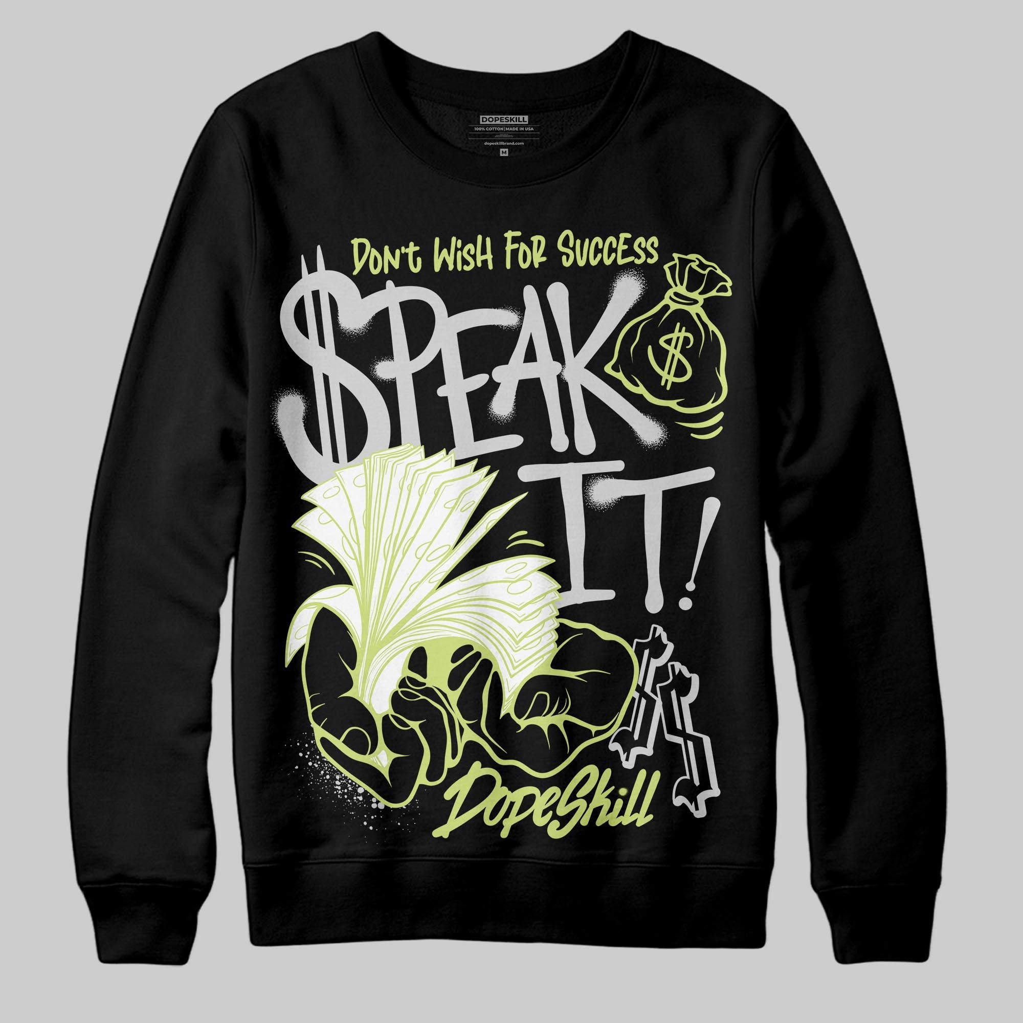 Light Lemon Twist 4s superstreetwear Sweatshirt Speak It Graphic