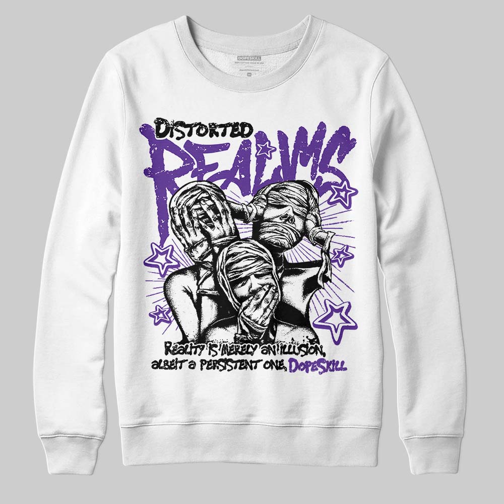 PURPLE Collection superstreetwear Sweatshirt Distorted Realms Graphic