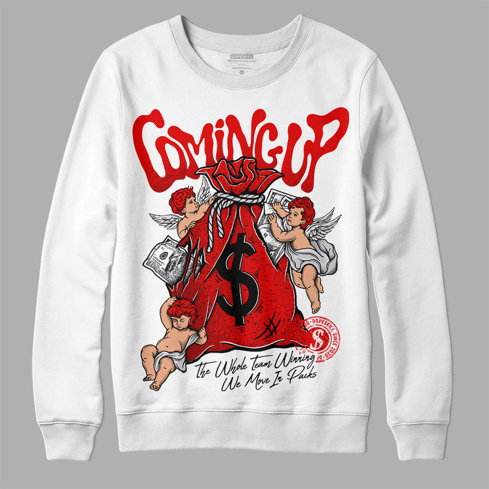 Red Cement 4S superstreetwear Sweatshirt Money Bag Coming Up Graphic