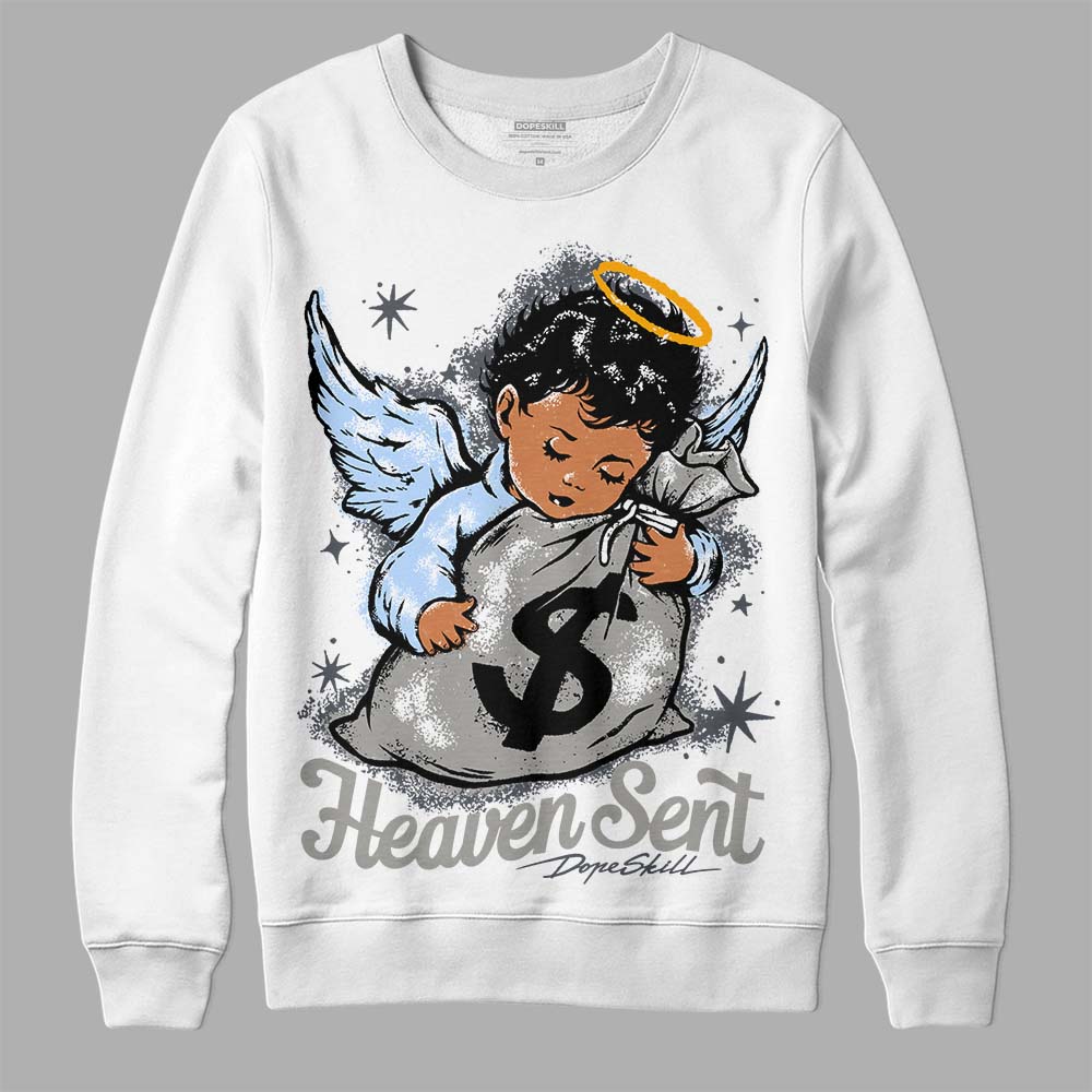 Cool Grey 11s superstreetwear Sweatshirt Heaven Sent Graphic