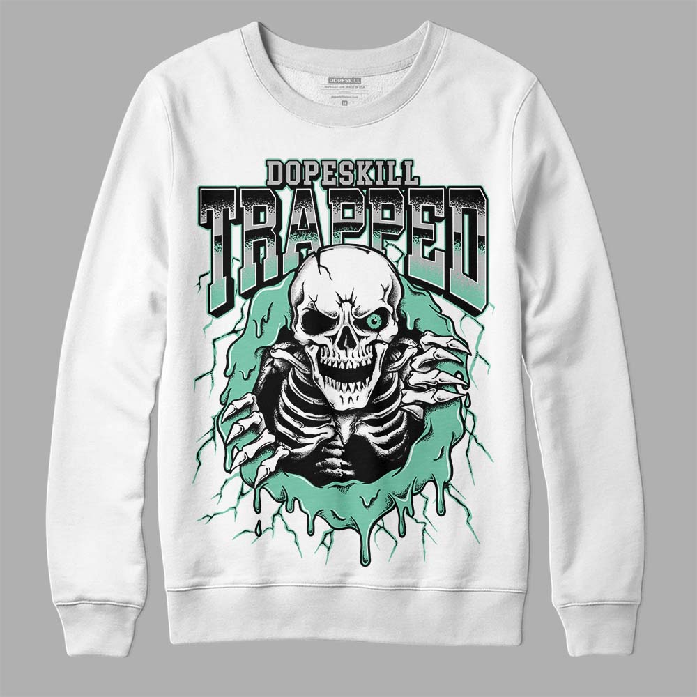 Green Glow 3s superstreetwear Sweatshirt Trapped Halloween Graphic