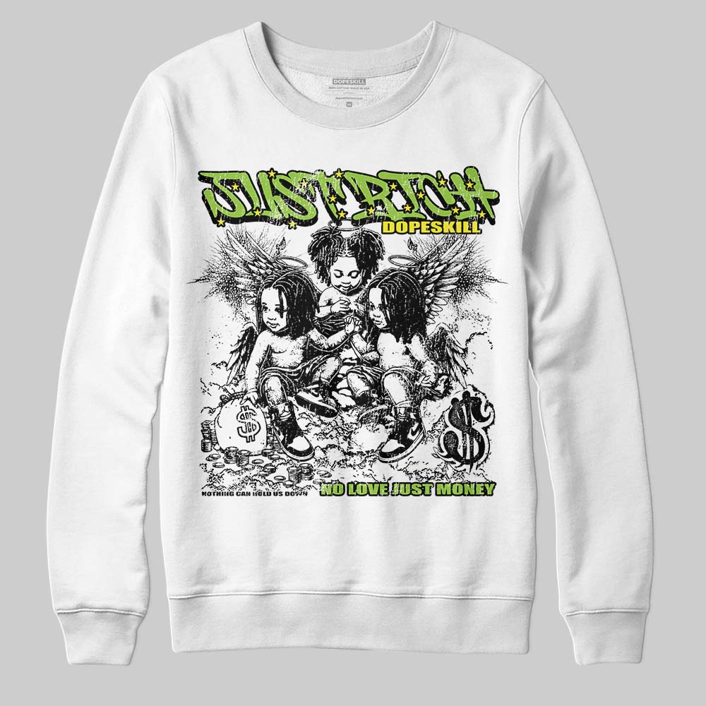 Neon Green Collection superstreetwear Sweatshirt Just Rich Graphic