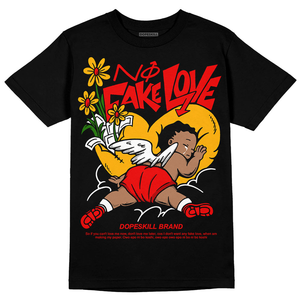 Red Collection superstreetwear T-Shirt No Fake Love Graphic