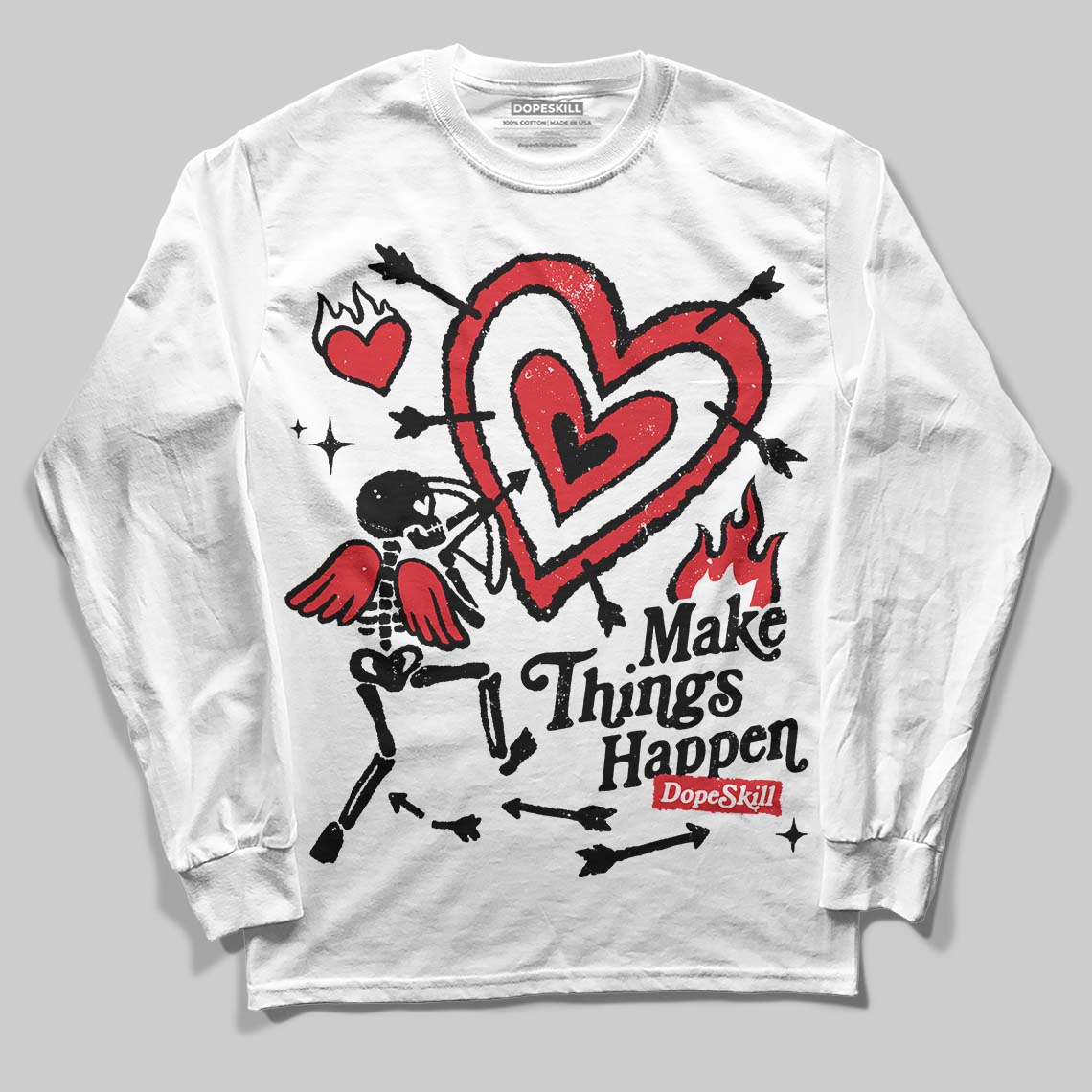 Dunk Panda White Black superstreetwear Long Sleeve T-Shirt Make Things Happen Graphic