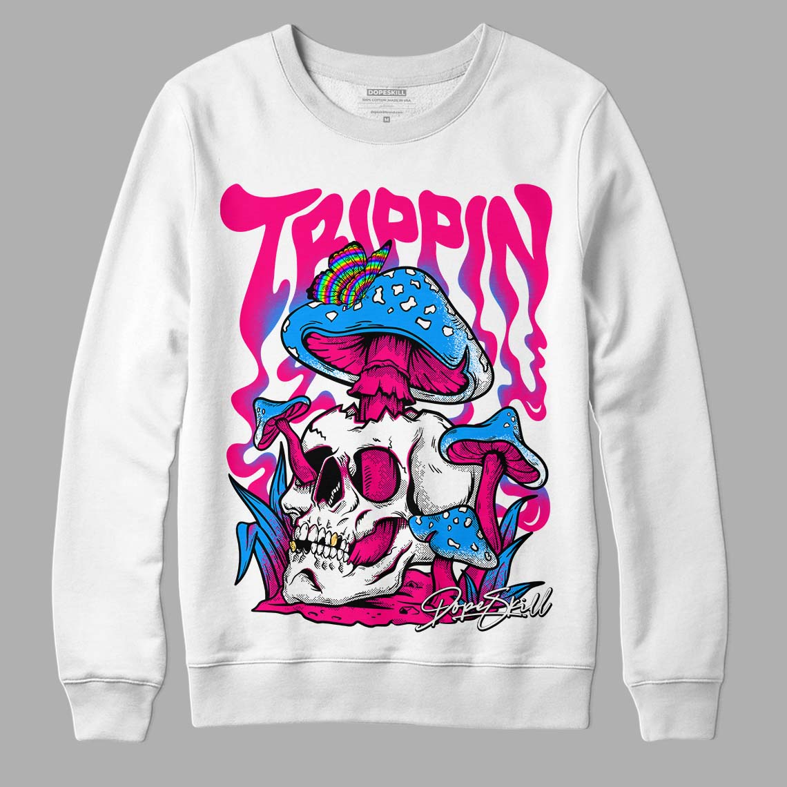 Fierce Pink 1s superstreetwear Sweatshirt Trippin Graphic