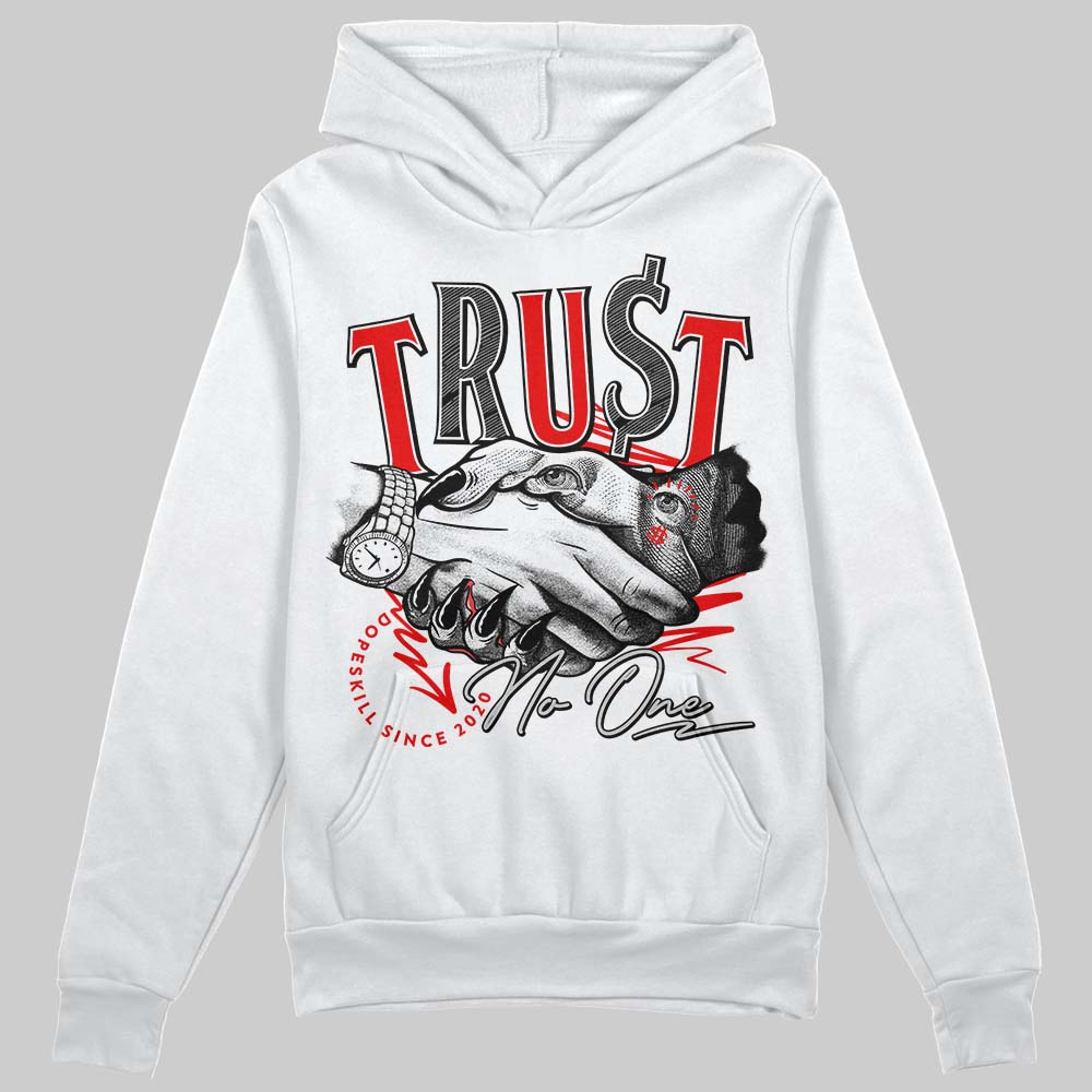 Cherry 12s superstreetwear Hoodie Sweatshirt Trust No One Graphic