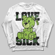 Neon Green Collection DopeSkill Long Sleeve T-Shirt Love Sick Graphic