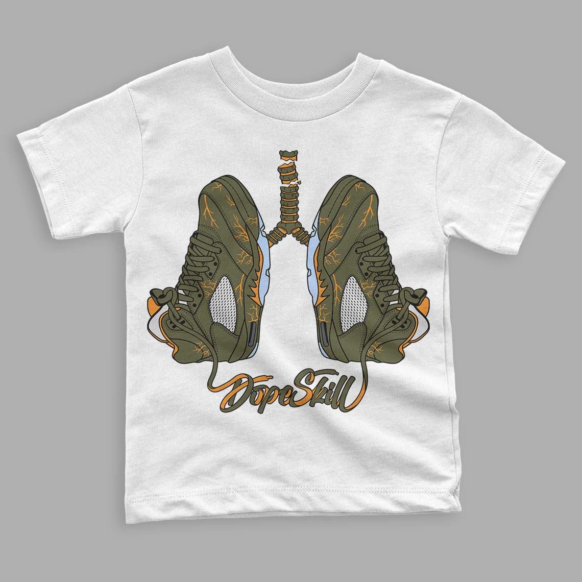 Olive 5s superstreetwear Toddler Kids T-shirt Breathe Graphic