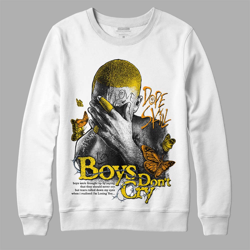 Yellow Ochre 6s superstreetwear Sweatshirt Boys Don't Cry Graphic
