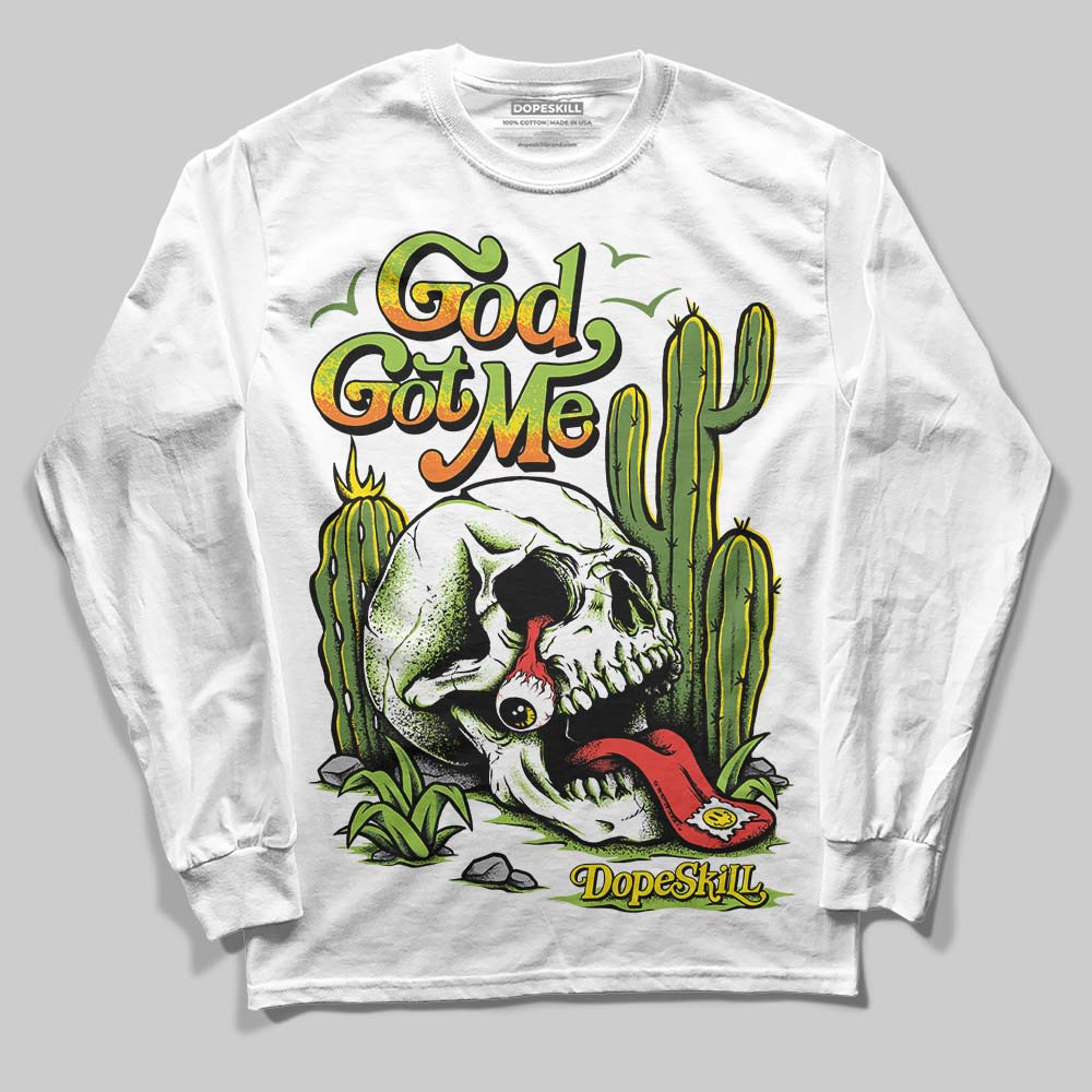 Dunk 'Chlorophyll' superstreetwear Long Sleeve T-Shirt God Got Me Graphic