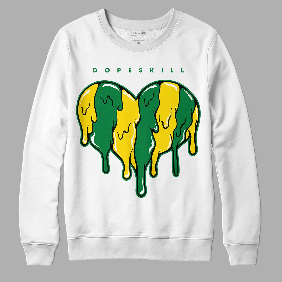 Dunk Low Reverse Brazil superstreetwear Sweatshirt Slime Drip Heart Graphic