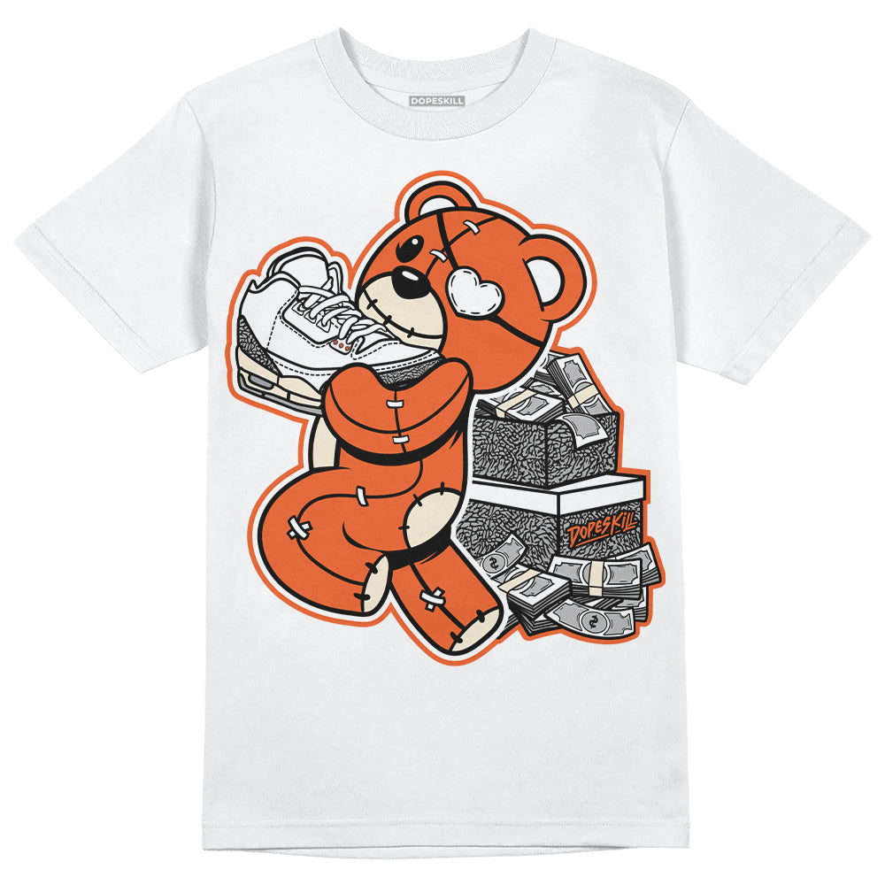 Georgia Peach 3s superstreetwear T-Shirt Bear Steals Sneaker Graphic