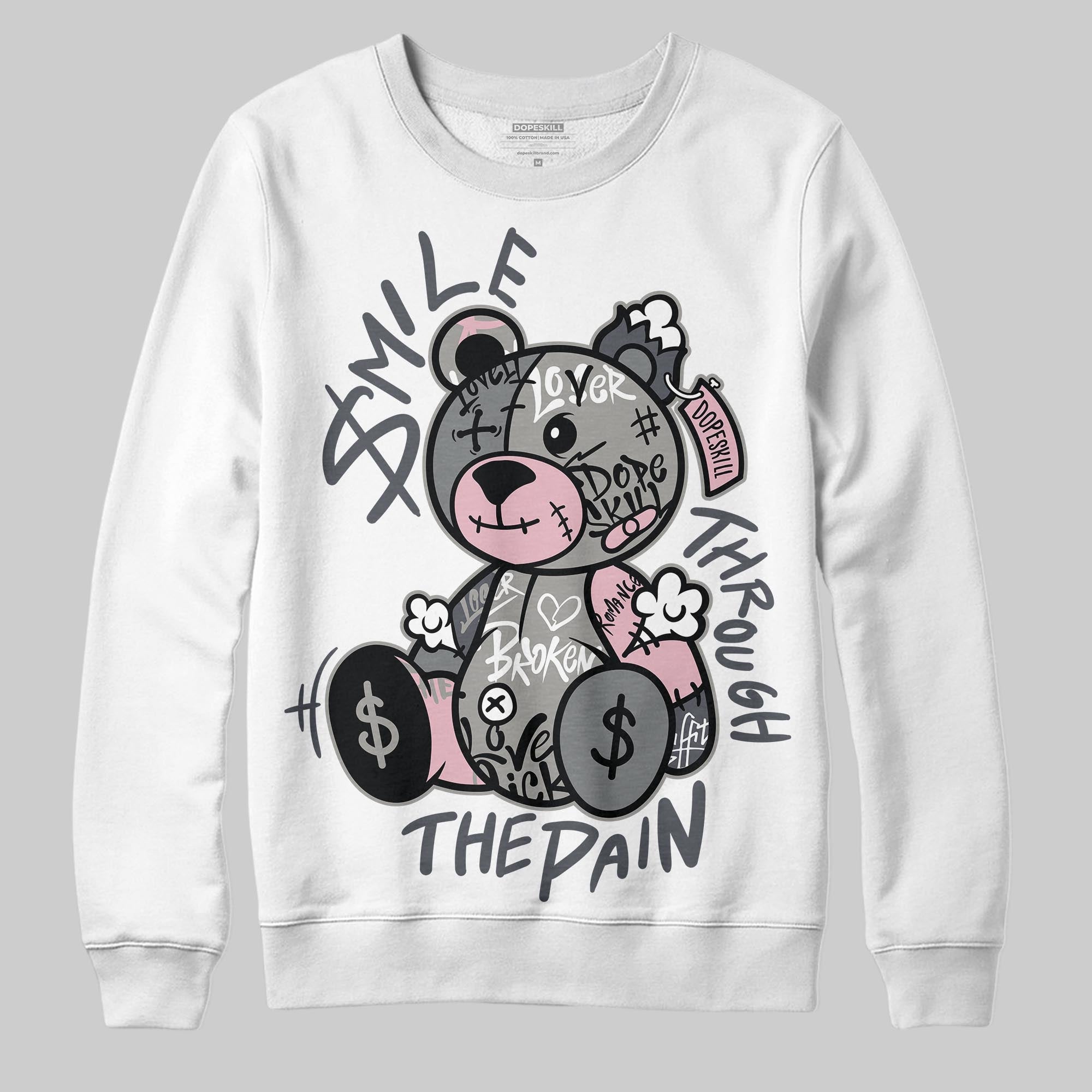 Max 95 OG ¡°Pink Foam¡± superstreetwear Sweatshirt Smile Through The Pain Graphic