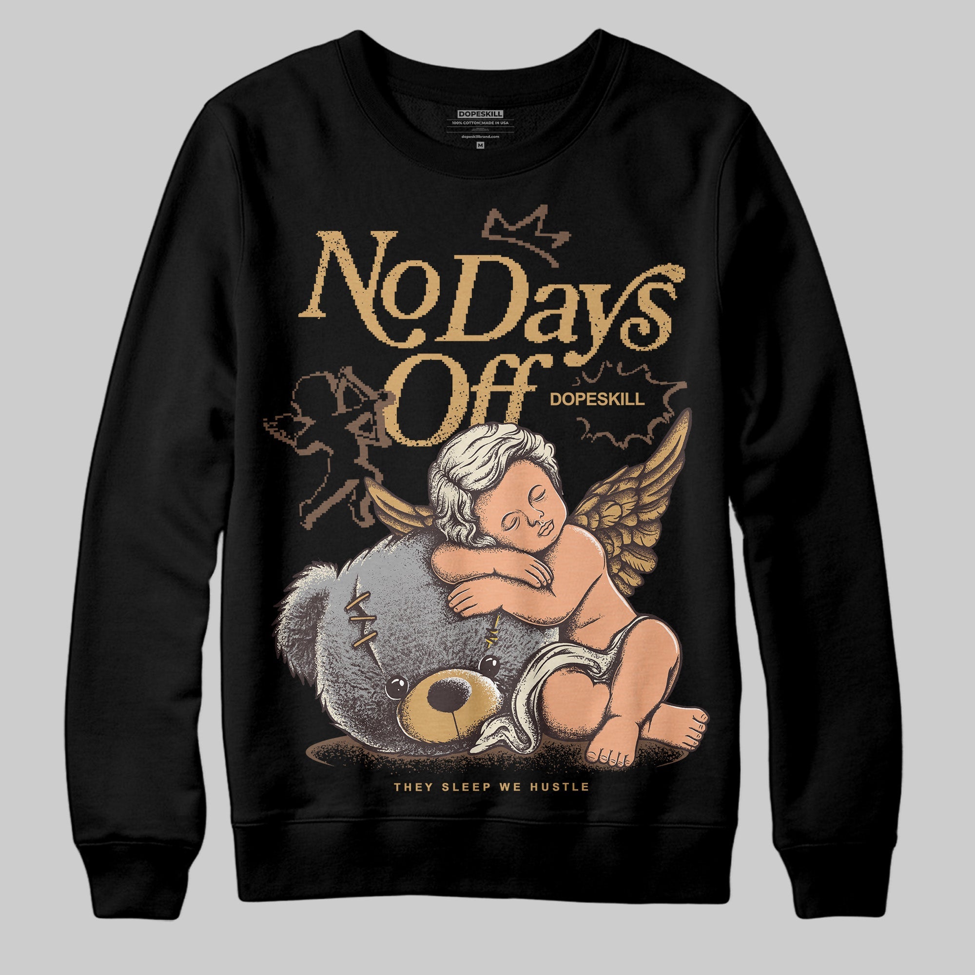 Earth 5s superstreetwear Sweatshirt New No Days Off Graphic
