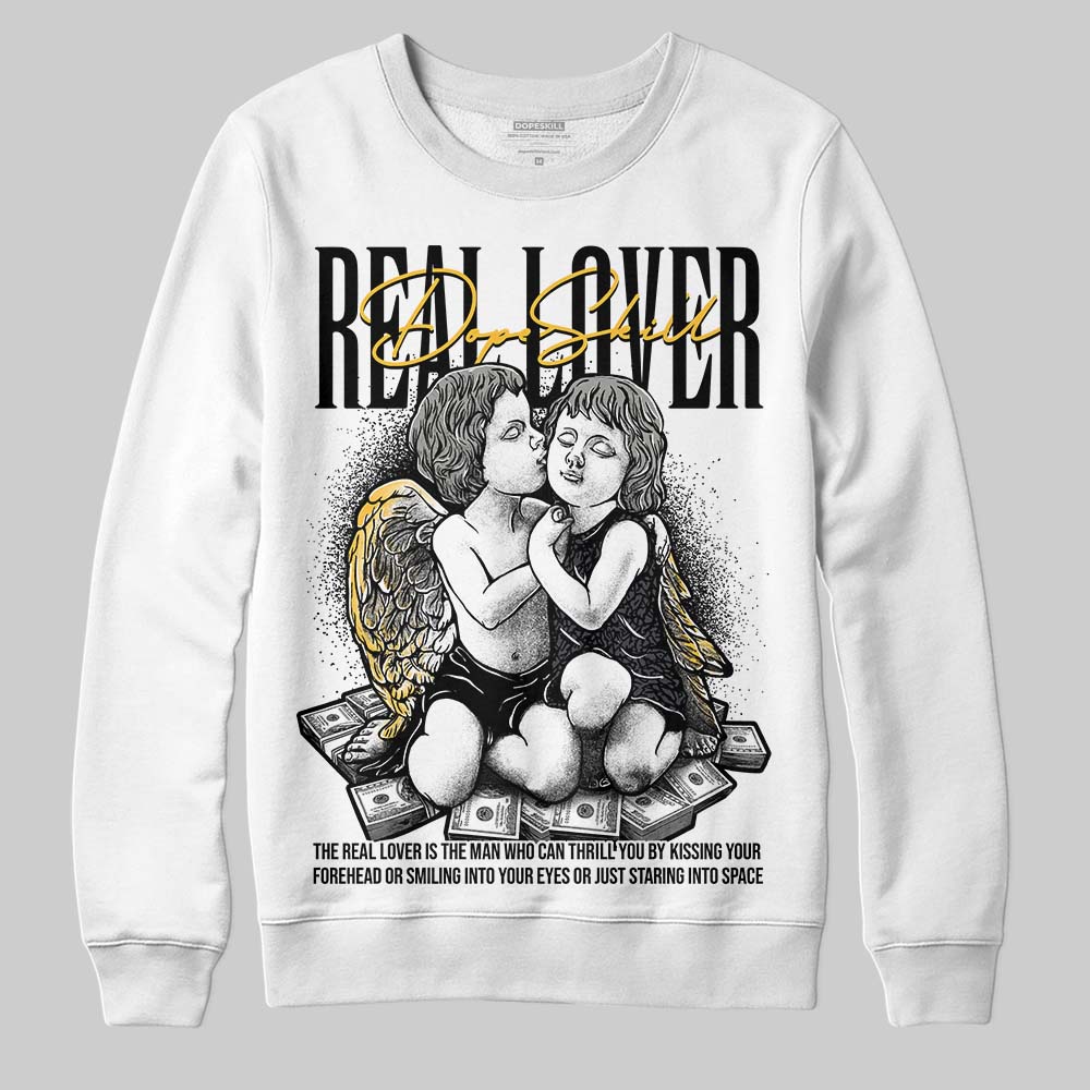 Black Cat 3s superstreetwear Sweatshirt Real Lover Graphic