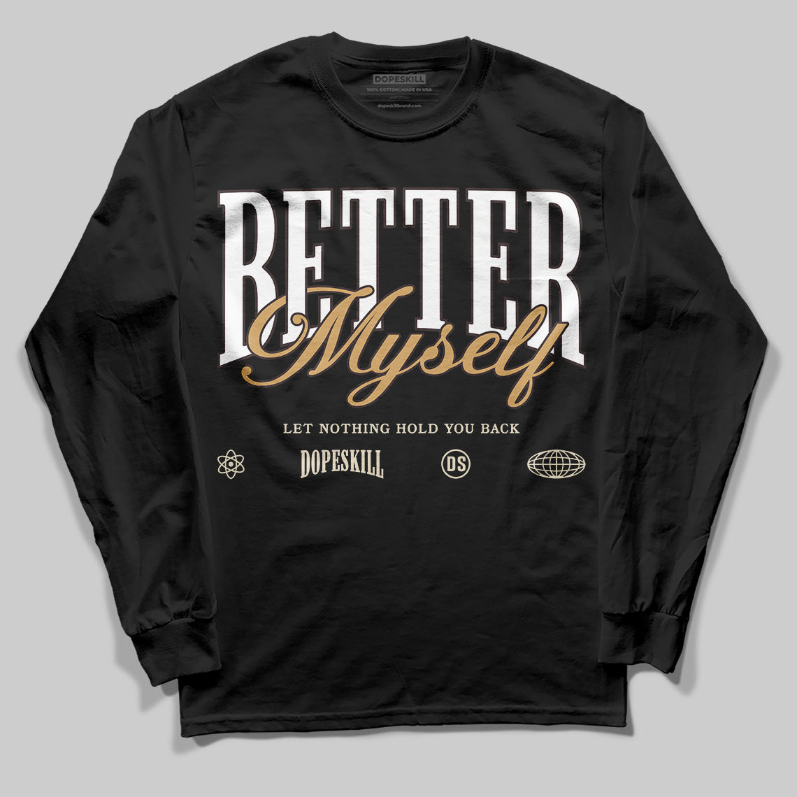 Earth 5s superstreetwear Long Sleeve T-Shirt Better Myself Graphic