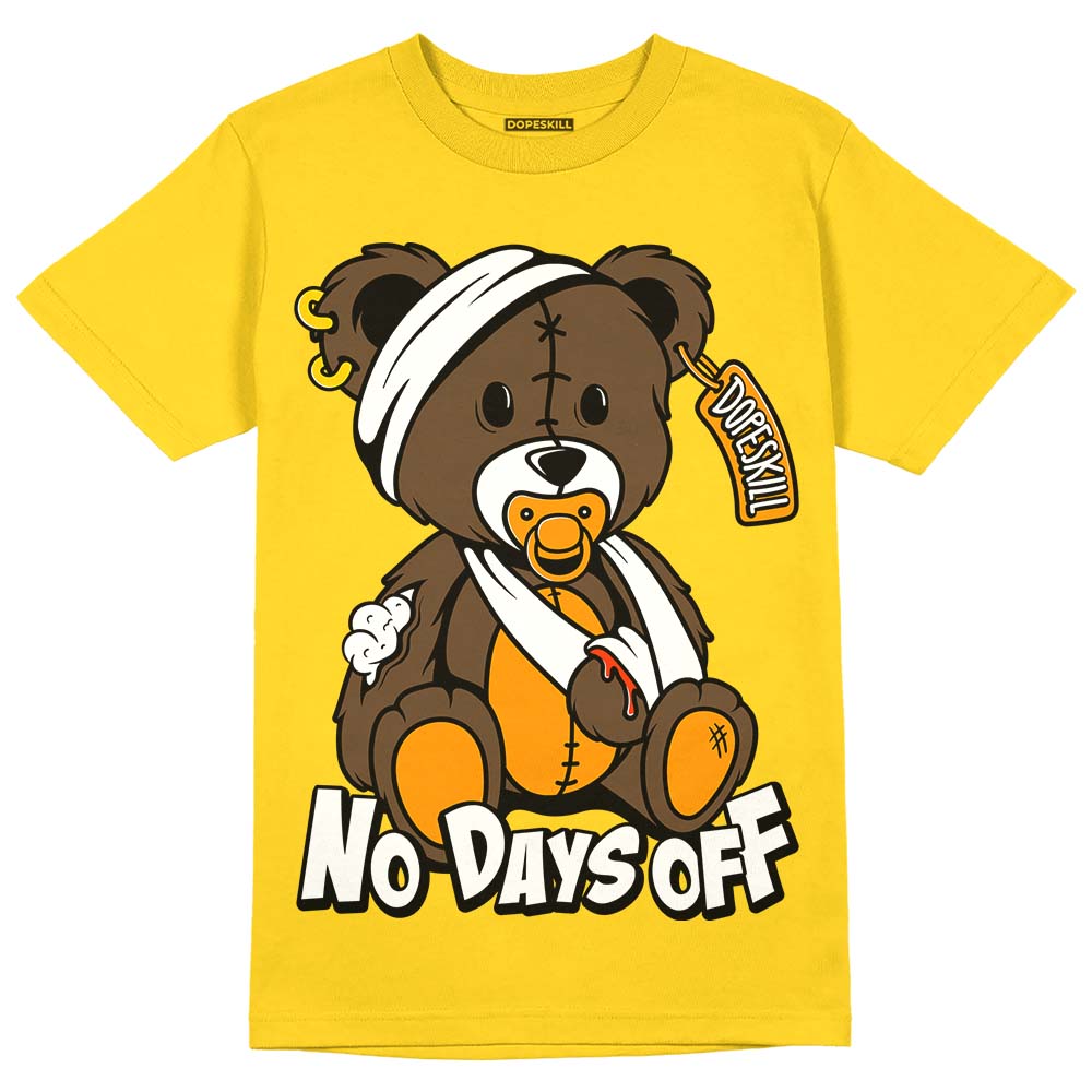 Yellow Ochre 6s superstreetwear Yellow T-shirt Hurt Bear Graphic