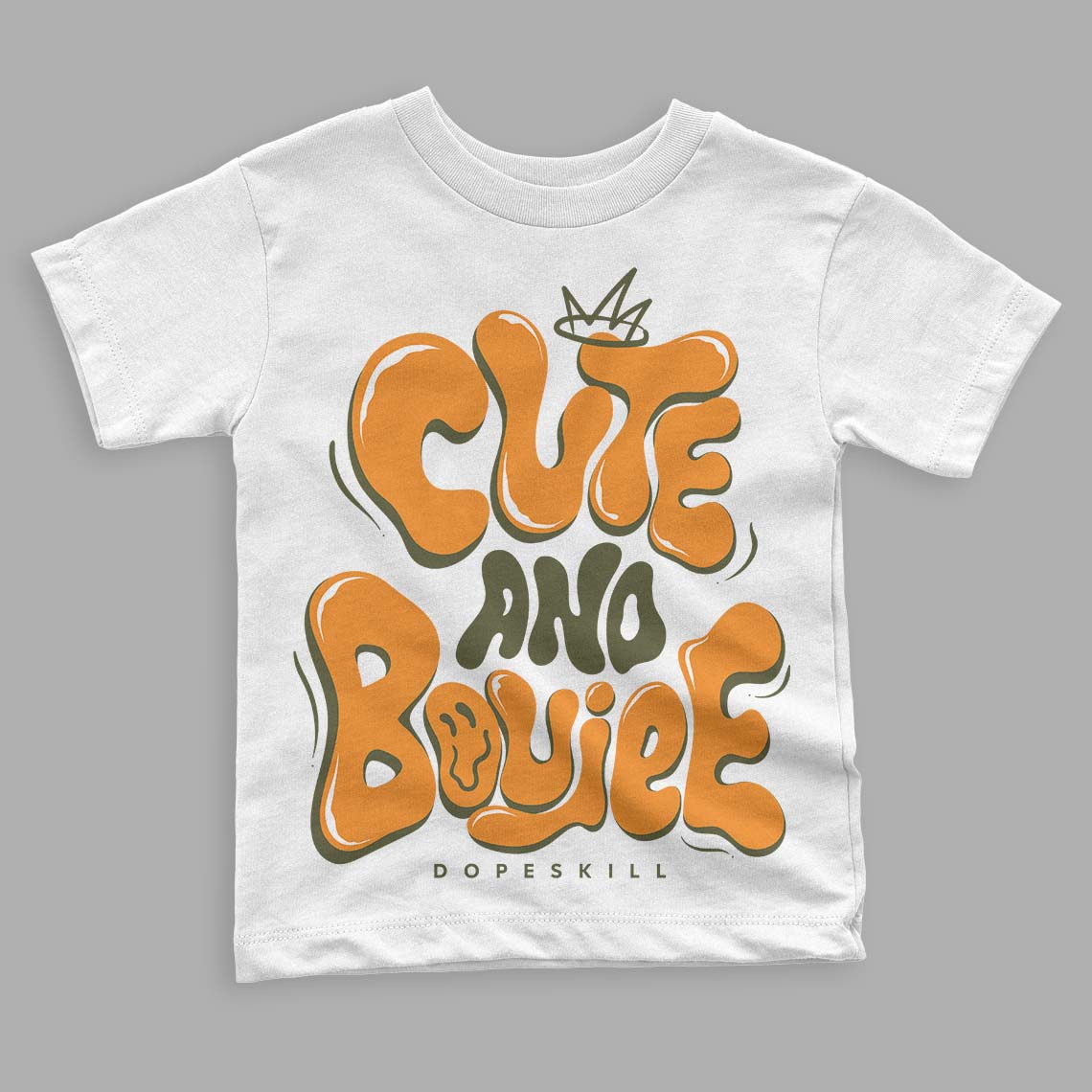 Olive 5s superstreetwear Toddler Kids T-shirt Cute and Boujee Graphic