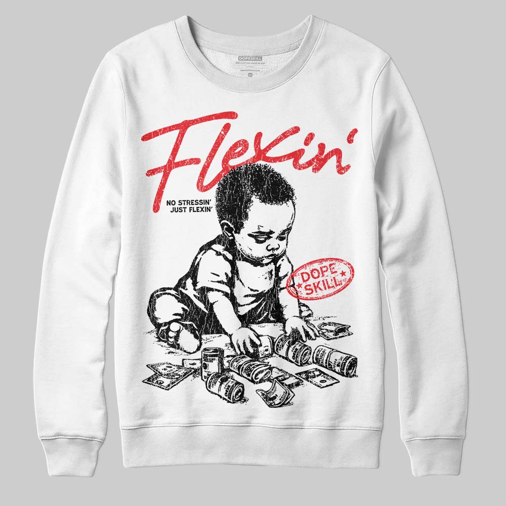 Black and White Collection superstreetwear Sweatshirt Flexin' Graphic