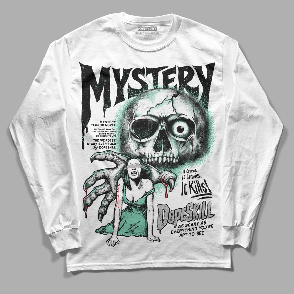 Green Glow 3s superstreetwear Long Sleeve T-Shirt Mystery Ghostly Grasp Graphic
