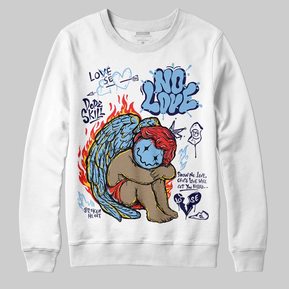University Blue Collection superstreetwear Sweatshirt No Love Graphic