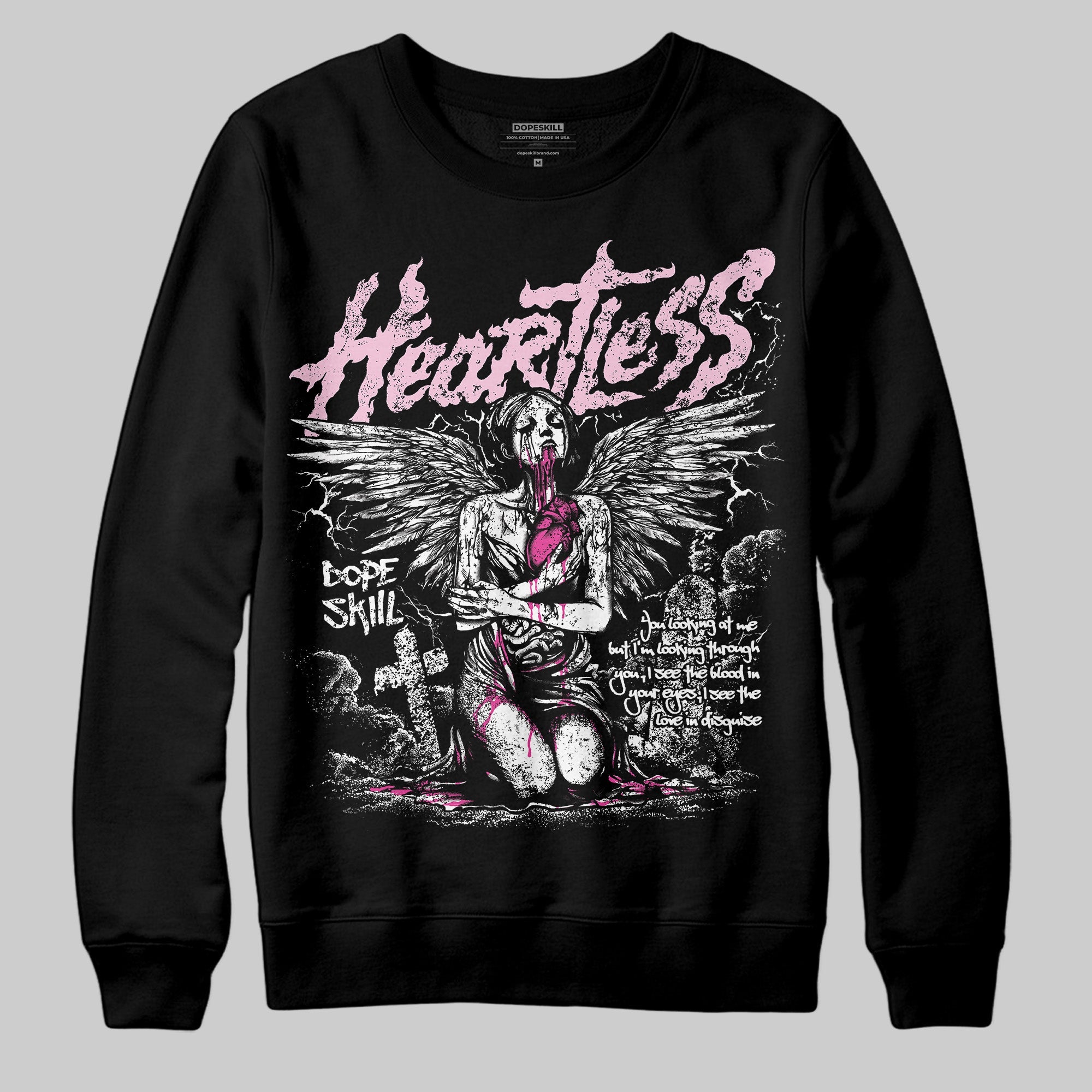 Triple Pink Dunk superstreetwear Sweatshirt Heartless Graphic